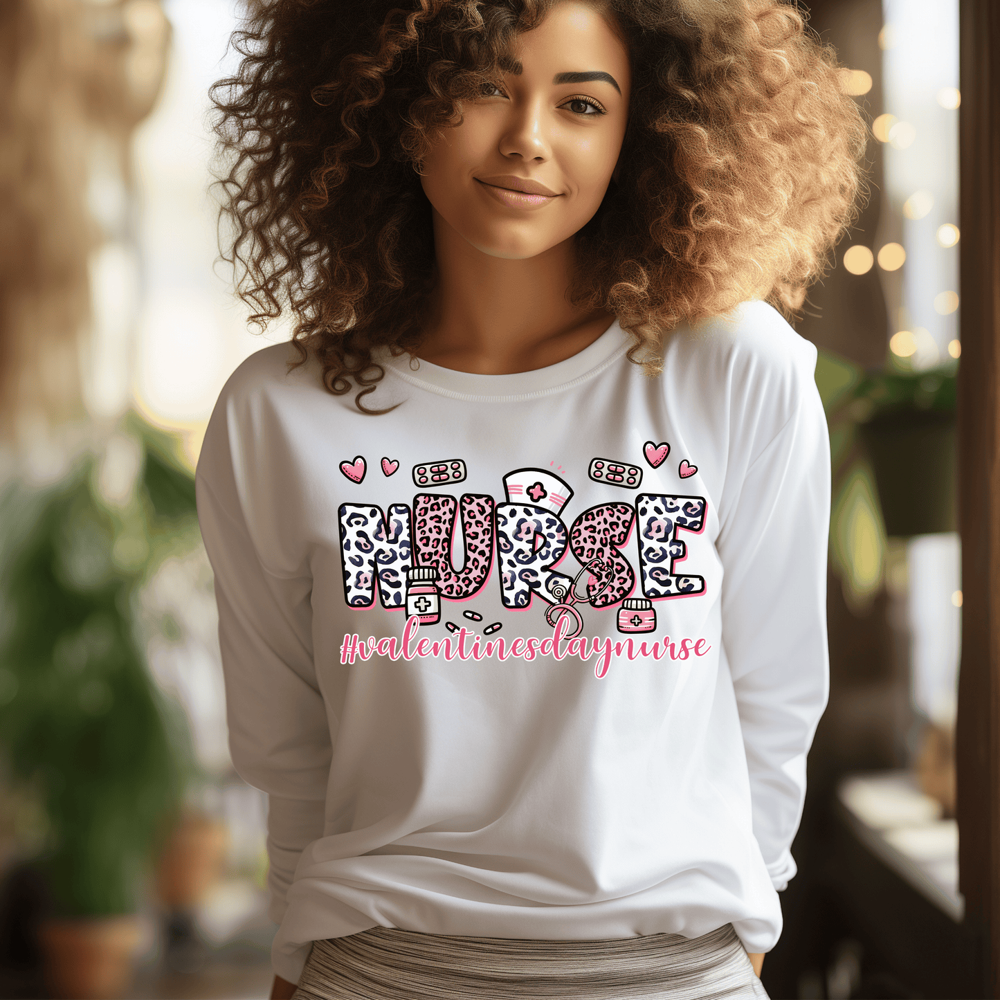 Nurse Crewneck Pullover Sweatshirt