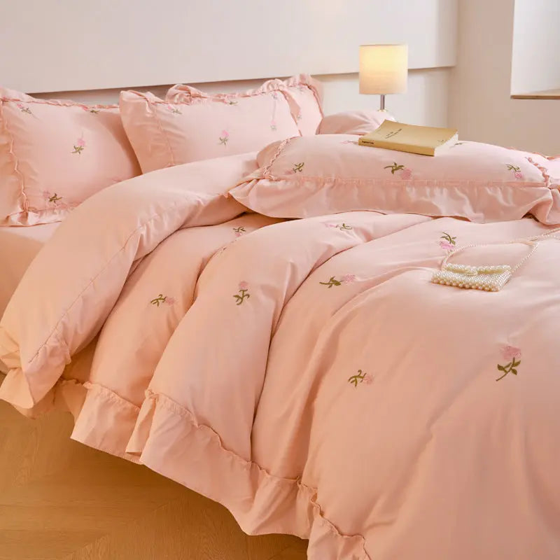 Bedding Set For Student Dorms And Home Use Four-Piece Kit Cinda Kay collections