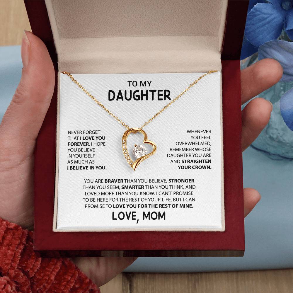 To My Daughter, Love Mom