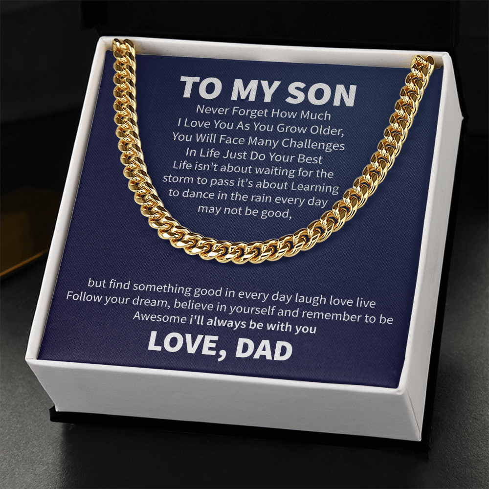 To My Son, Love Dad