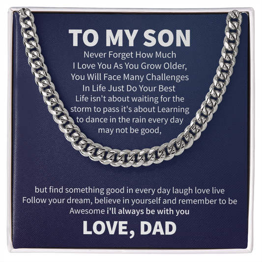 To My Son, Love Dad
