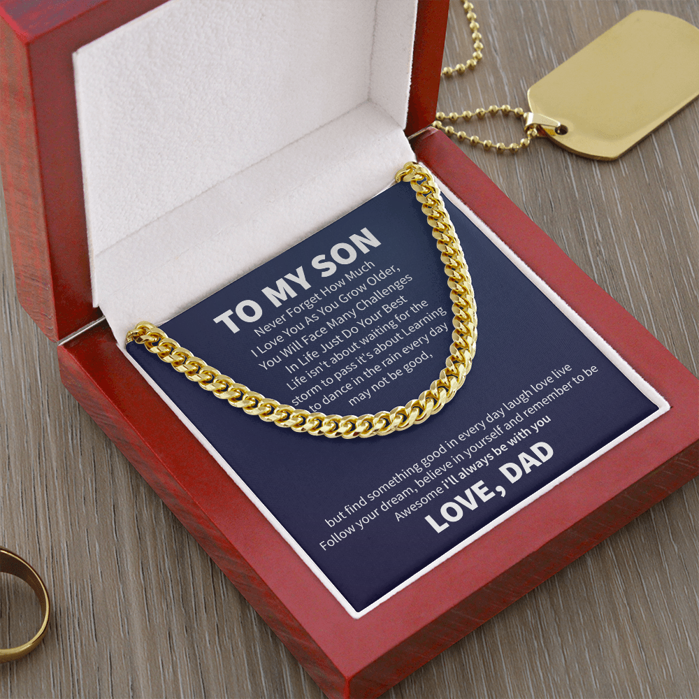 To My Son, Love Dad
