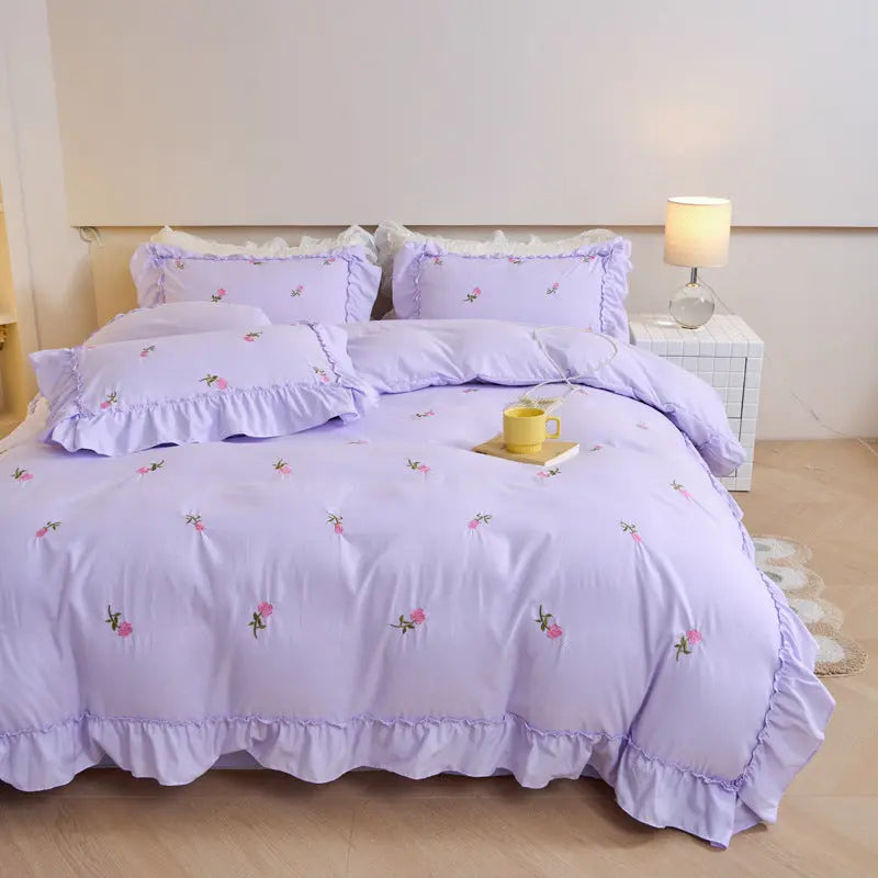 Bedding Set For Student Dorms And Home Use Four-Piece Kit Cinda Kay collections