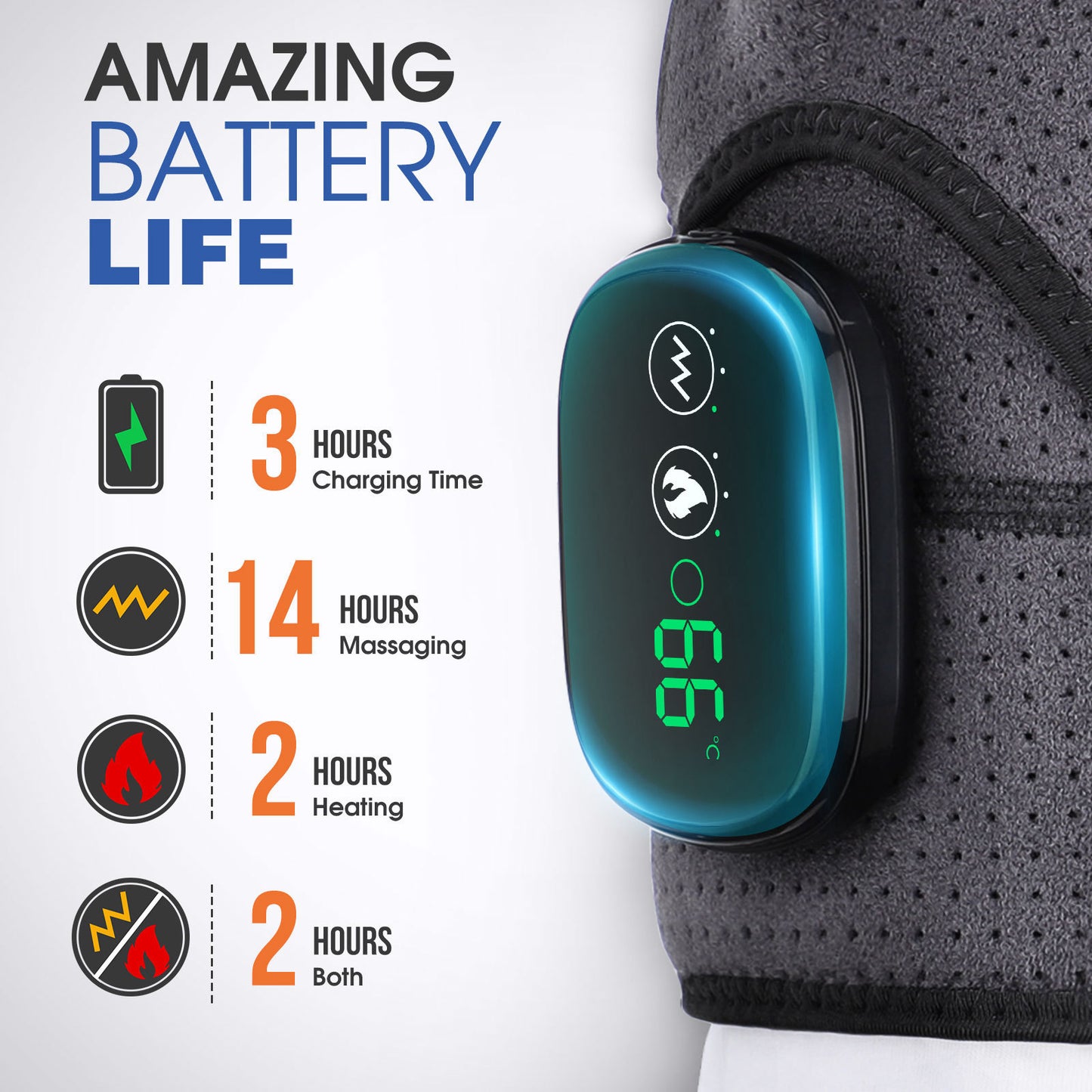 Rechargeable Convenient Electric Heating Shoulder Pad